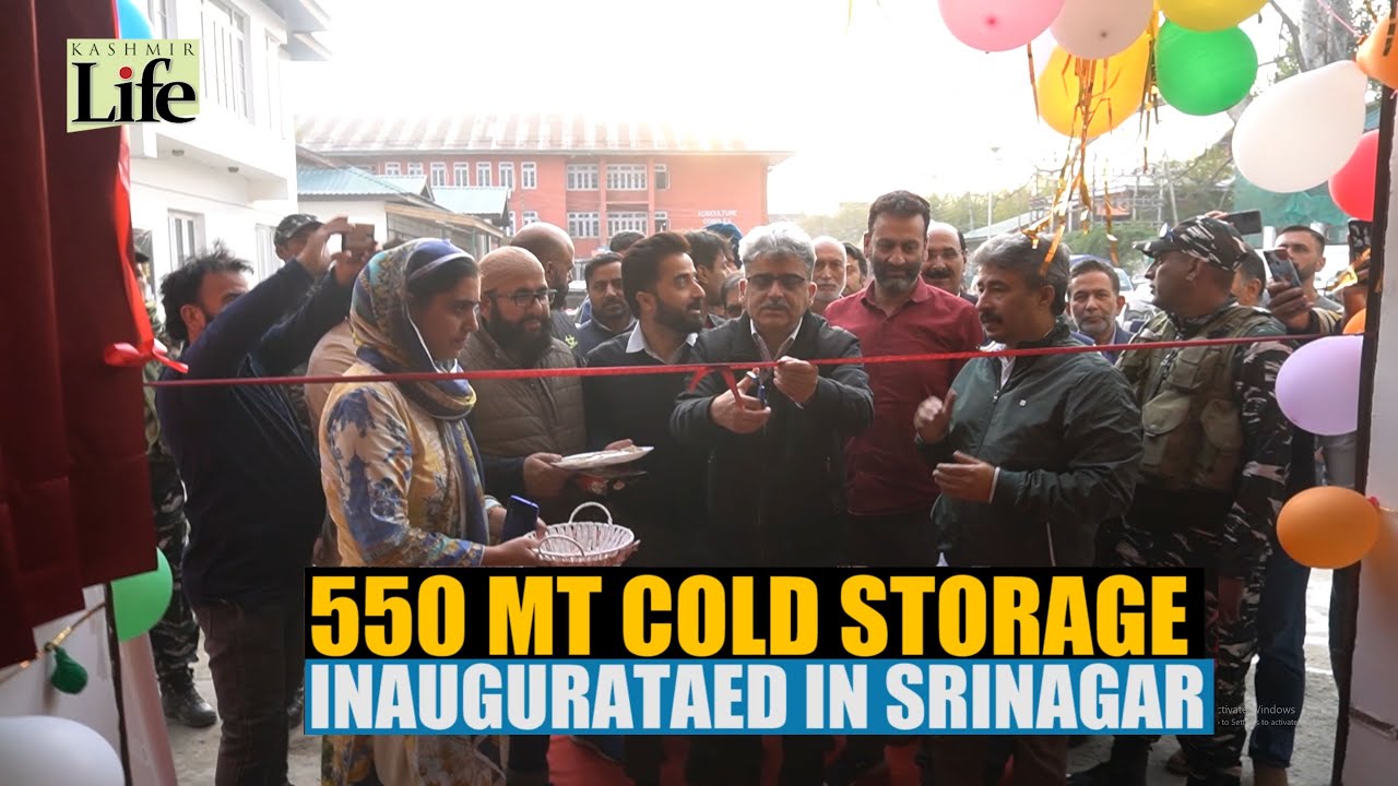 550 MT Cold Storage Inaugurated In Srinagar