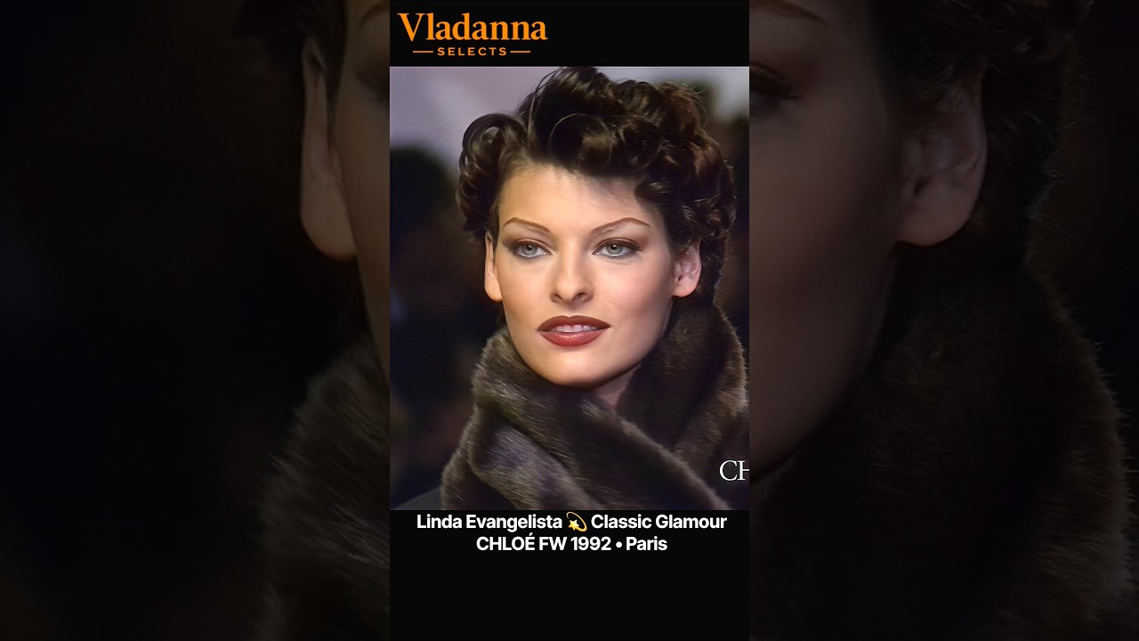 1992 FW 💫 Линда Евангелиста &bull; Классический гламур &bull; CHLO&Eacute; &bull; Архив моды Париж