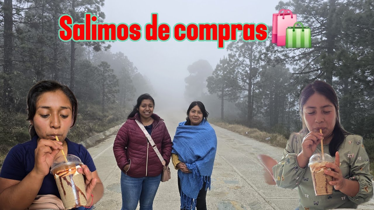 Despues de mucho pudimos salir  del pueblo a hacer unas  compras 🛍 🛍 👗