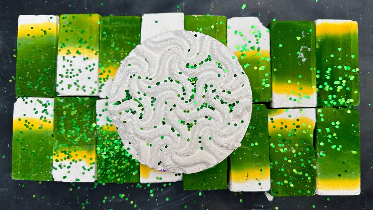 Half Dyed Half Blocks | Collab with @pearlyasmr | Dusty Soft Dyed Gym Chalk 💚