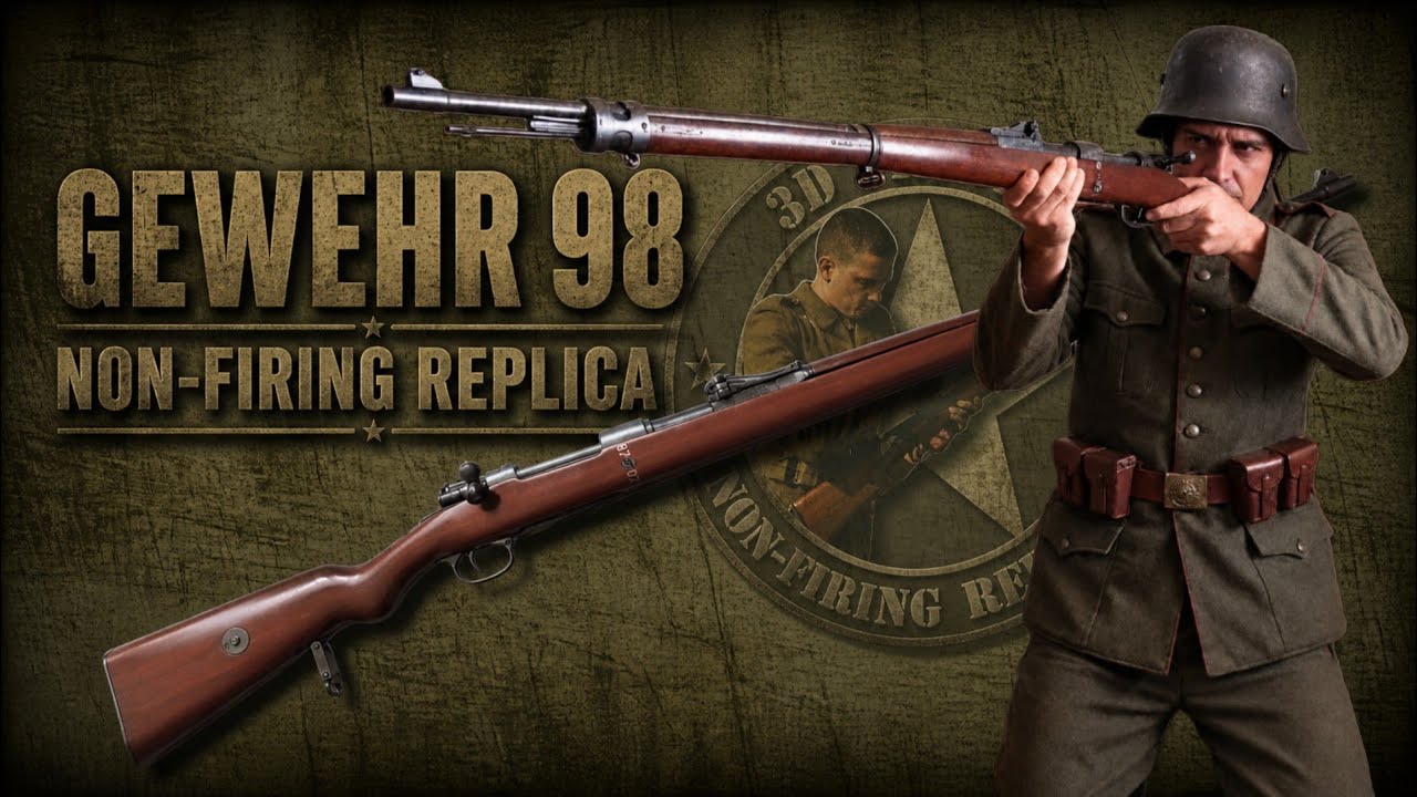 3D printed non-firing replica: Gewehr 98