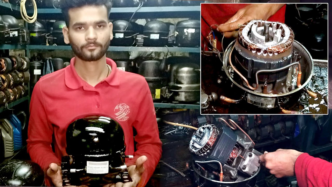How To Repair Compressor Pump//restore Compressor //fridge compressor repair