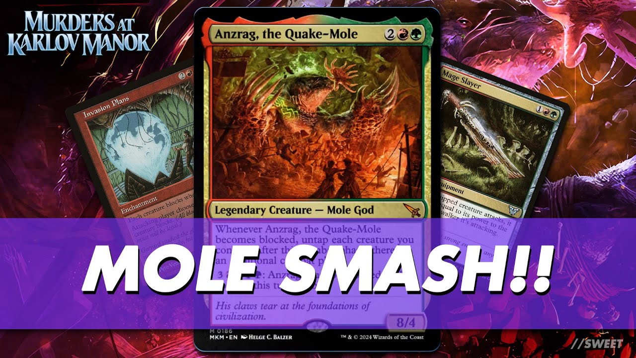 Anzrag, the Quake-Mole - Commander Deck Tech #magicthegathering