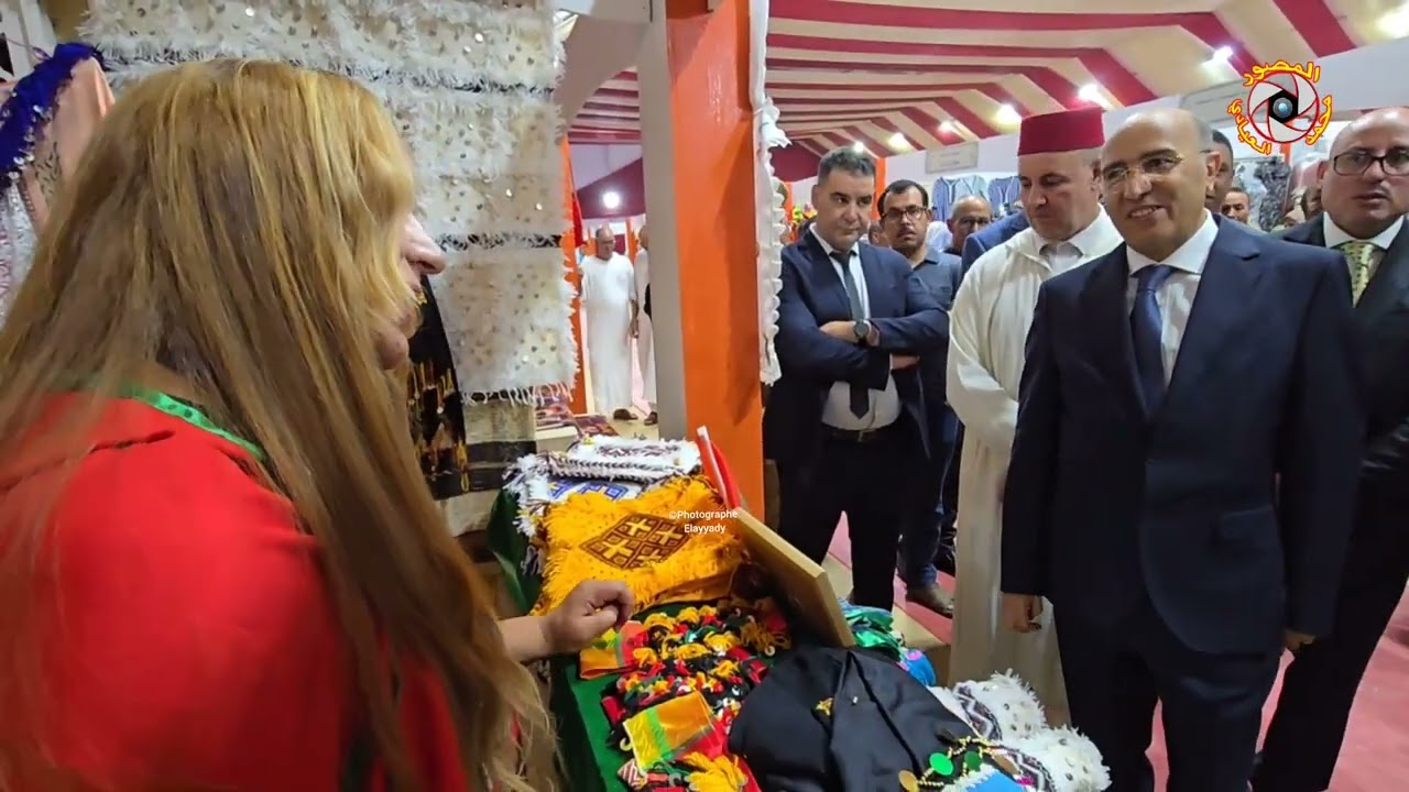 جولة عامل إقليم تنغير بأروقة المعرض الجهوي في دورته الأولى بتنغير