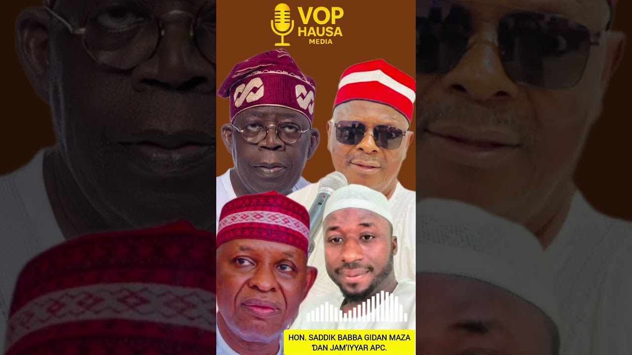 Tin da Abba Kabir ya fara tallata Tinibu ya sami matsala. Hon Saddik Babba Gidan Maza Ɗan APC.