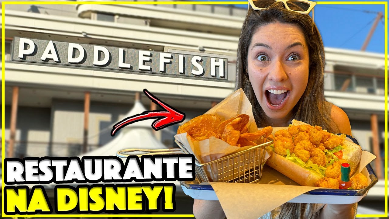 MELHOR RESTAURANTE DE FRUTOS DO MAR DA DISNEY - PADDLEFISH ORLANDO