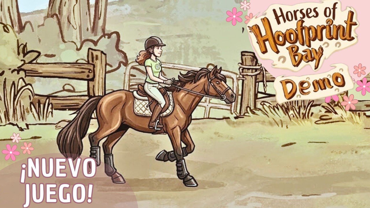 NUEVO JUEGO DE CABALLOS SUPER CUTE!! 🌸 Horses of Hoofpraint Bay (DEMO)