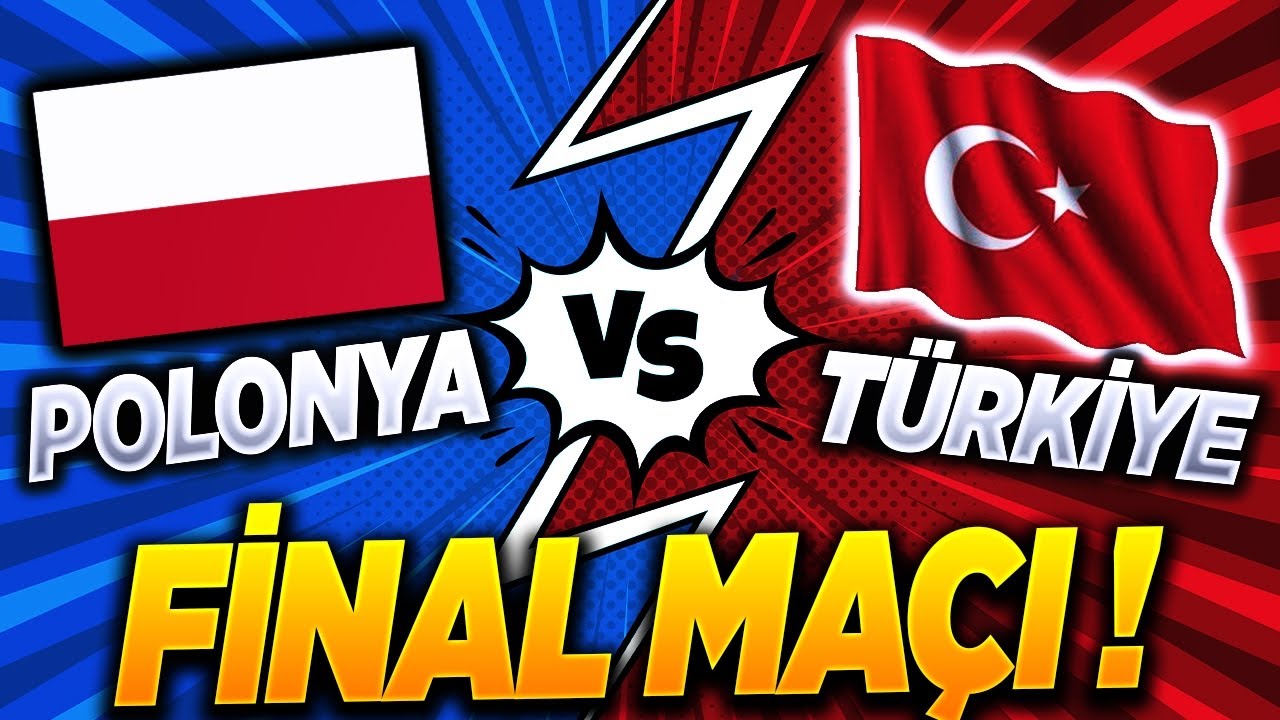 TÜRKİYE VS POLONYA FİNAL MAÇI (1-1) - ULUSAL ARENA MAÇI