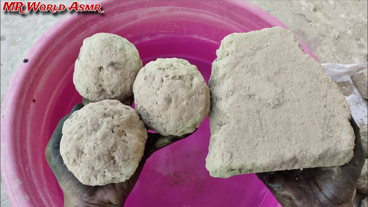 Grainy mud dustiest water crumbling lovers🔥 satisfying video