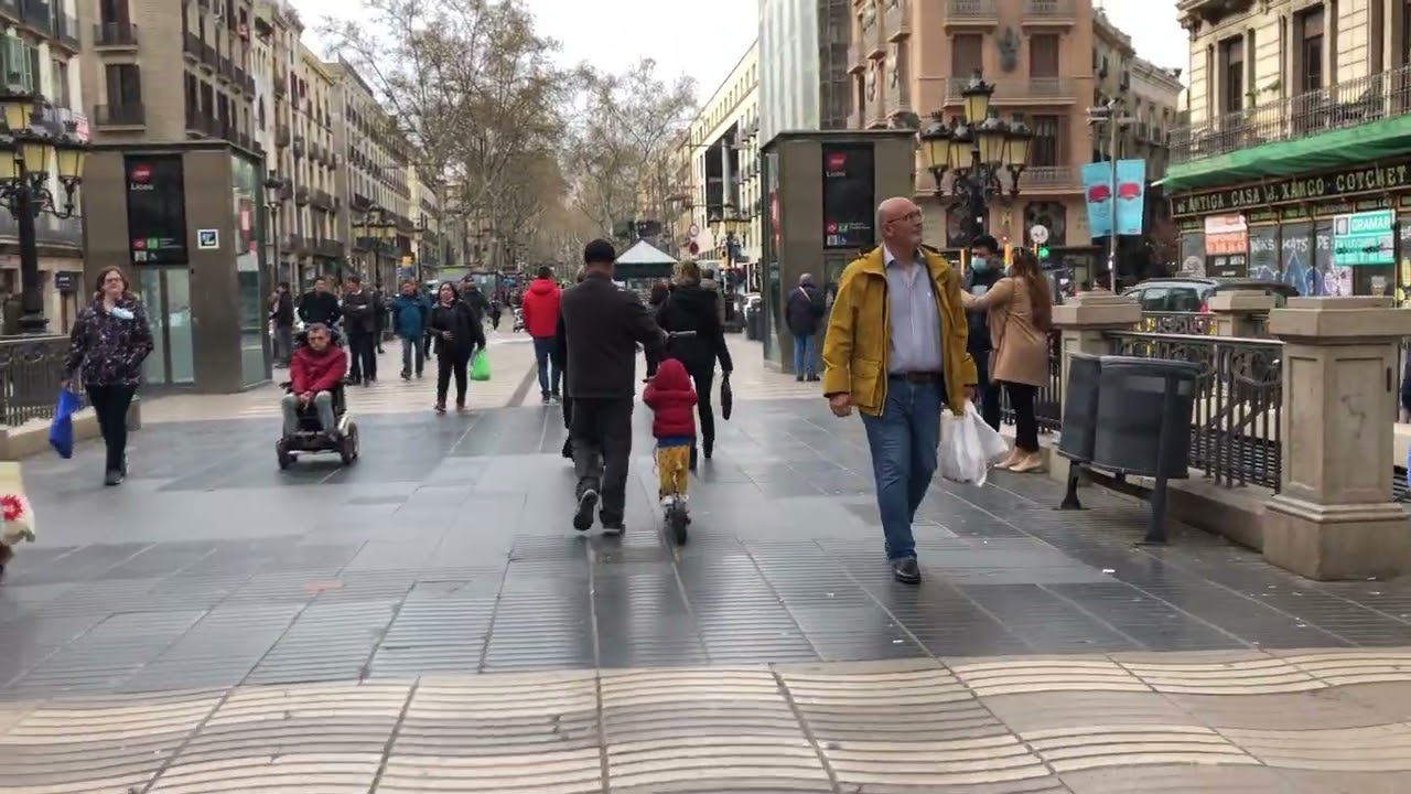 Las ramblas Barcelona Spain