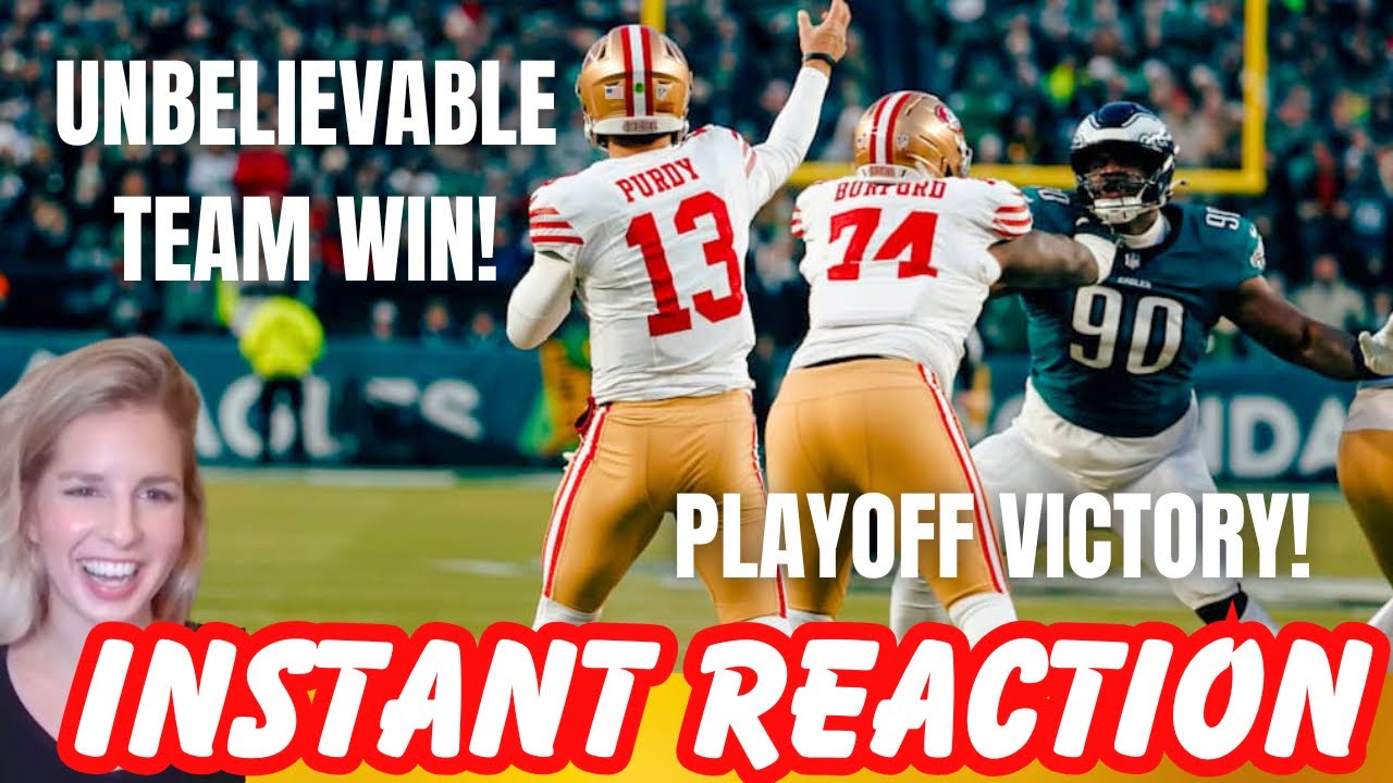 49ers BEAT the Eagles 23-19 to Advance! ROBERT SALEH KYLE SHANAHAN Unbelievable!