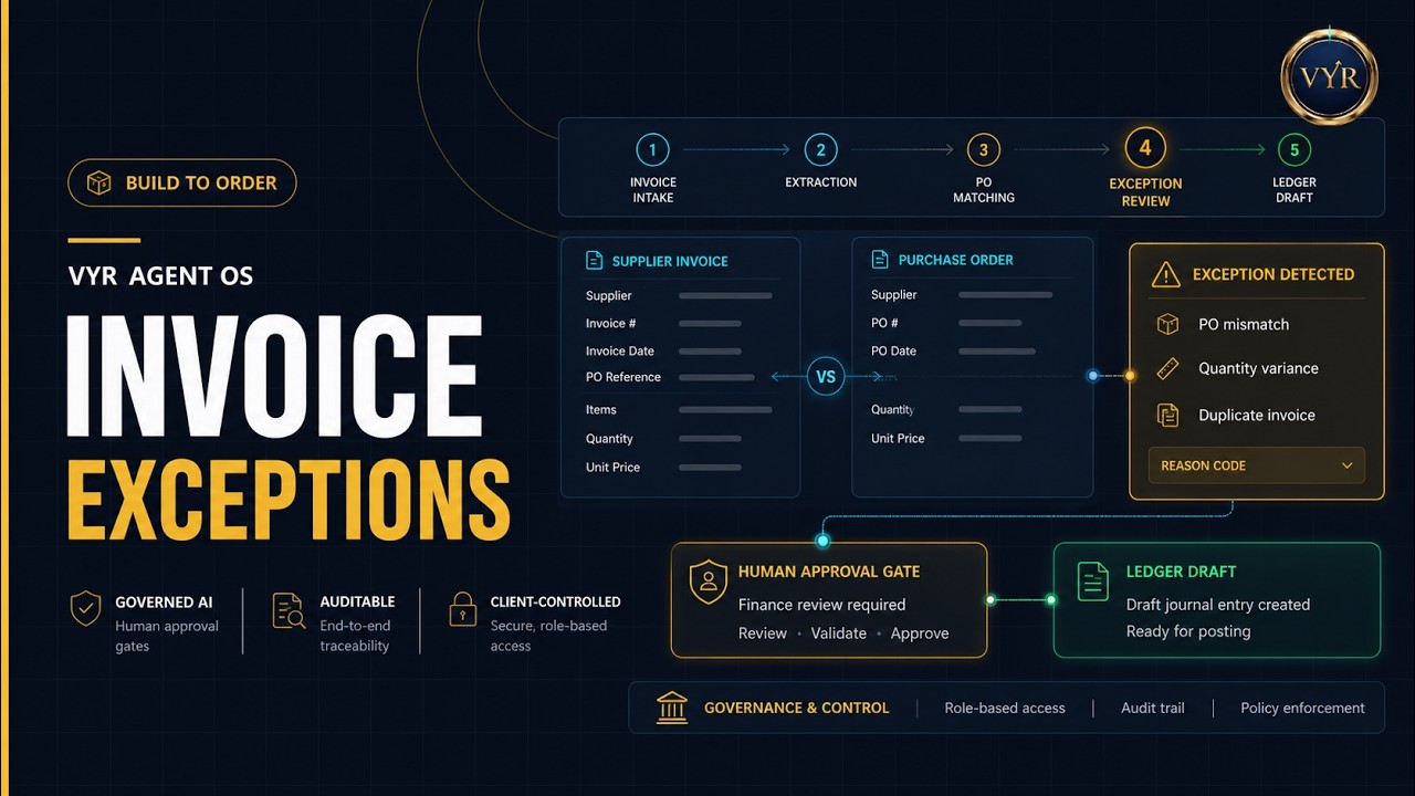 Accounts Payable Automation Singapore: Invoice Exceptions | VYR