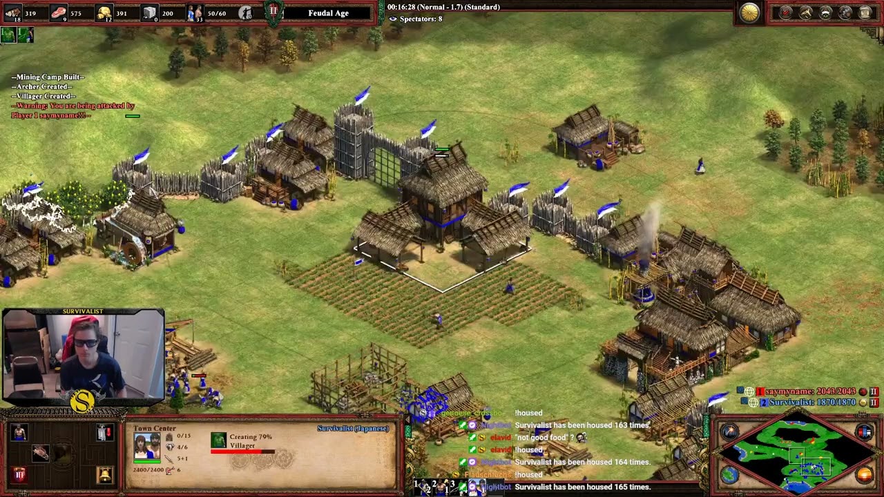 Survivalist vs saymyname | Game - 2 | TTL Cross | Japanese vs Huns
