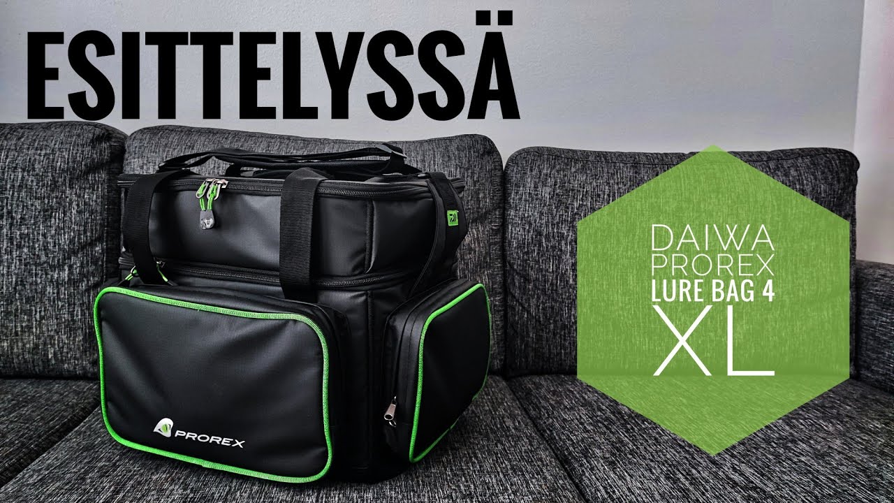 Esittelyssä - Daiwa Prorex lure bag 4 XL -viehelaukku