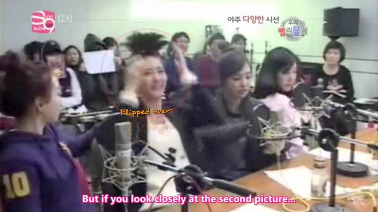 [Taeyeon and Yoona] Yoona's fake bangs funny incident (Taeyeon the witness)