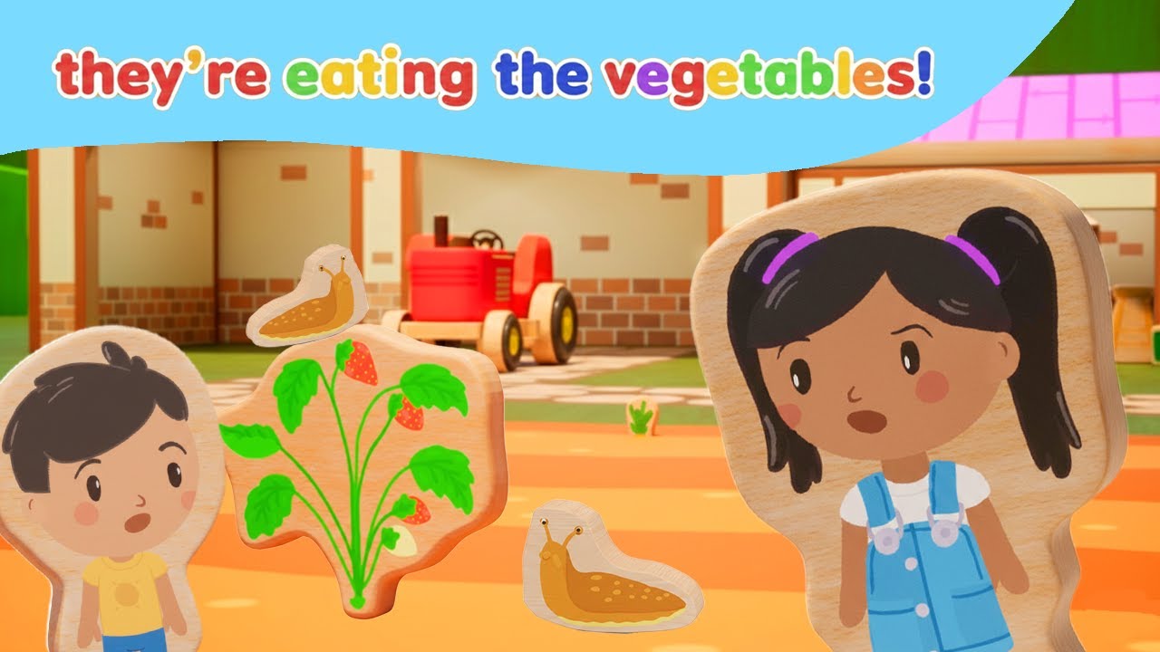Farmer Ash needs help growing the vegetables!🍓| Chip & Willow Learn how to take care of the plants