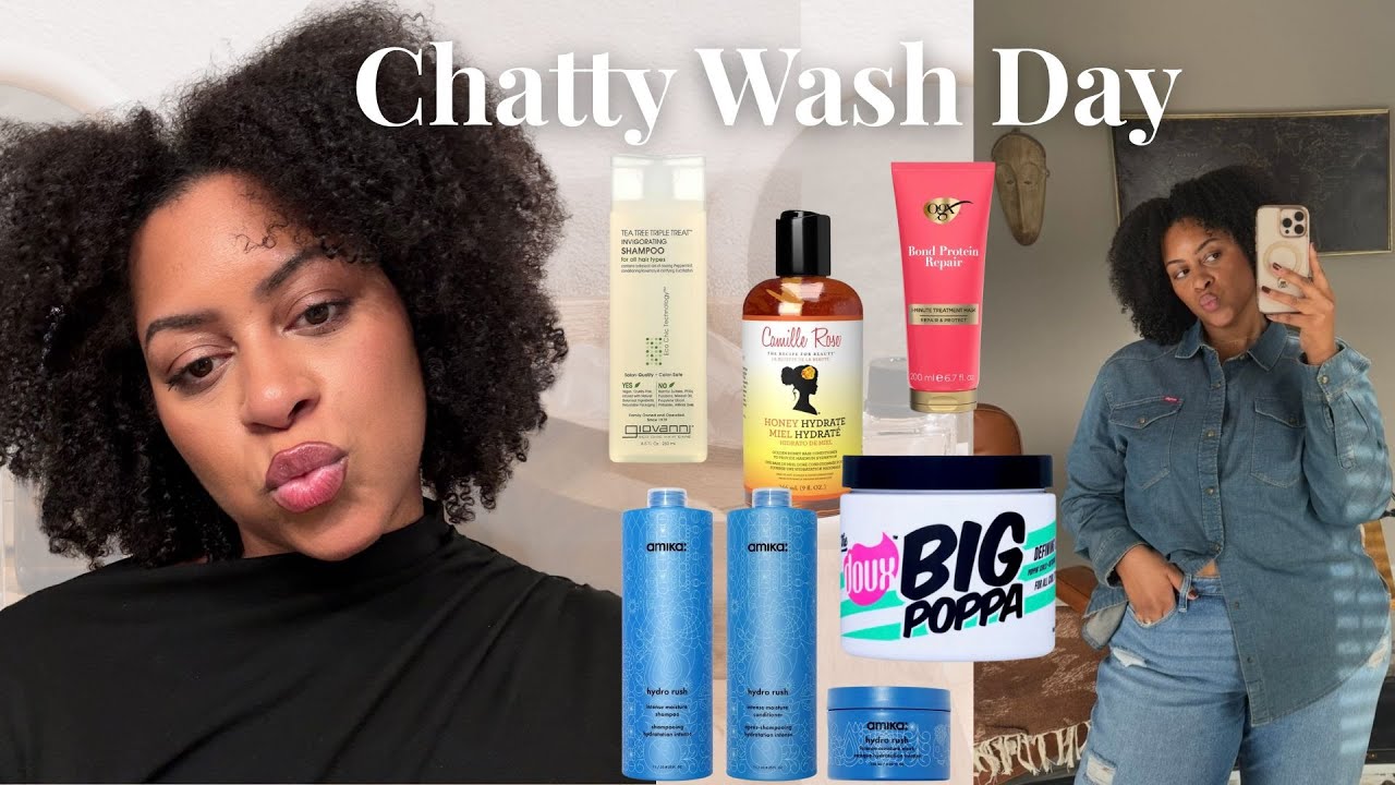 Chatty Winter Wash & Go Routine ❄️ Moisture, Curl Care & Life Updates