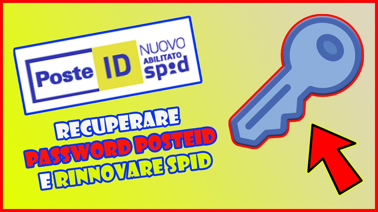 Come RECUPERARE PASSWORD POSTEID e RINNOVARE SPID 🔑