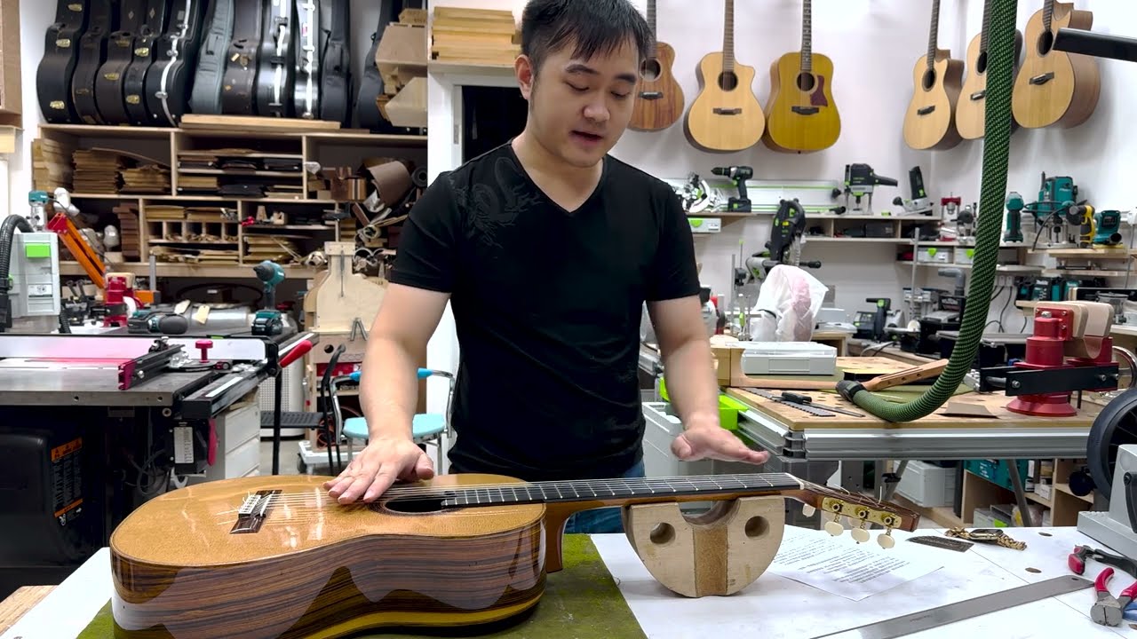 Classical Guitar Neck Angle Adjustment