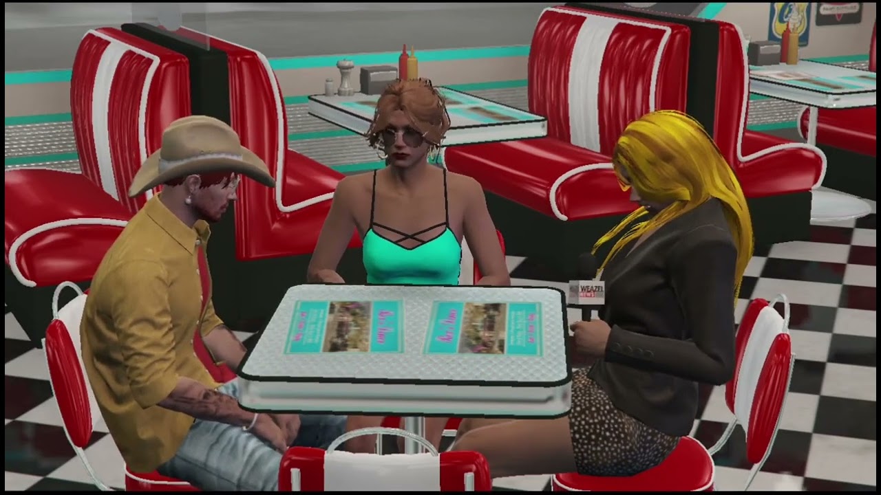 Interview Rex&rsquo;s Diner ! #weazelnews #gtarp #fivem #ljlife 