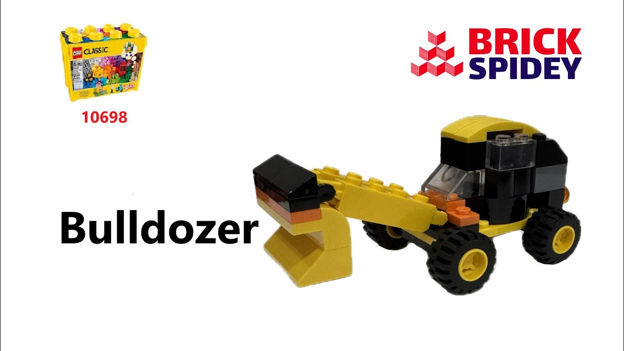 Lego 10698 How to build a Bulldozer 불도저 using Lego Classic 10698