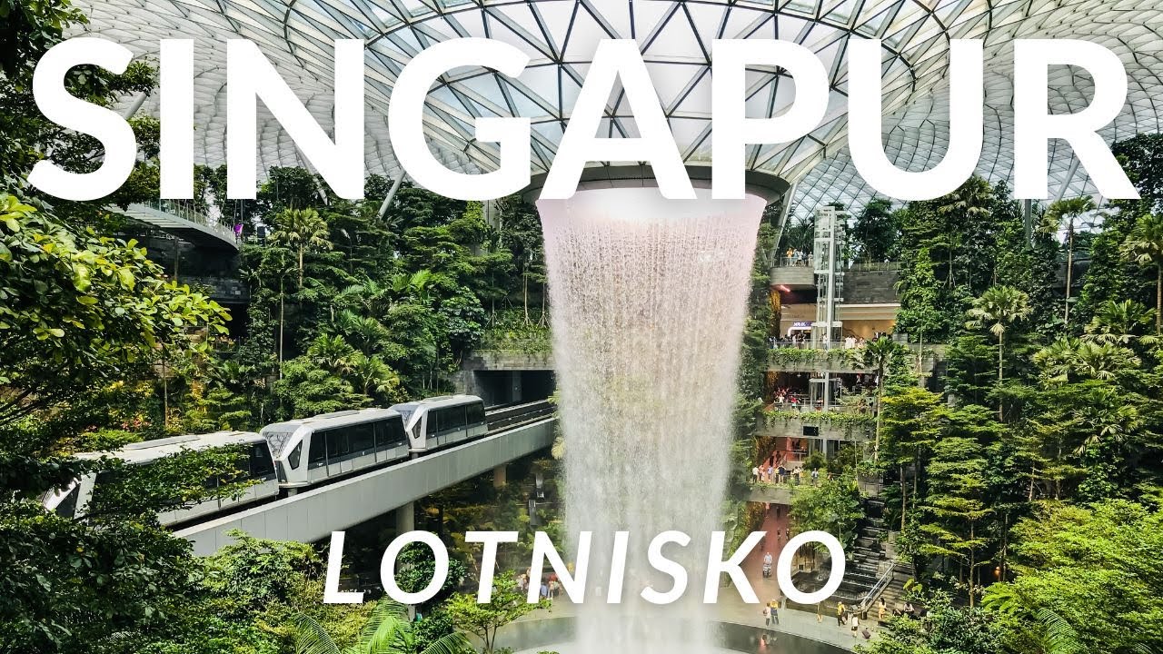 Lotnisko w Singapurze wodospad na lotnisku Jewel Changi w Singapur Airport