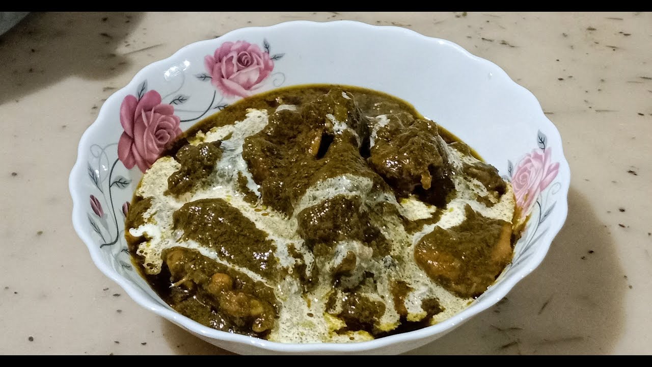 Palak Chicken I Chicken Added In A Spinach Gravy I A Authentic Indian Recipe With A Spinach Twist!