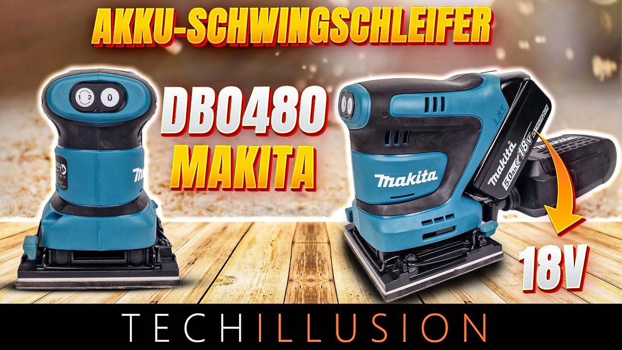🔥KLEIN aber FEIN! Makita 18V Akku-Schwingschleifer DBO480🤯 - MAKITA DBO480Z - Review & Test