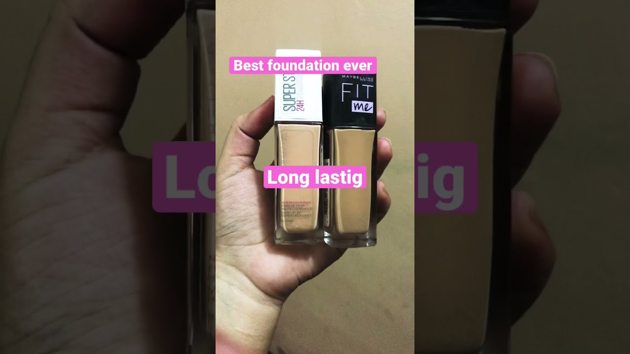 Best foundation ever || Maybelline || maybelline fit me || maybelline 24 Hr Foundation