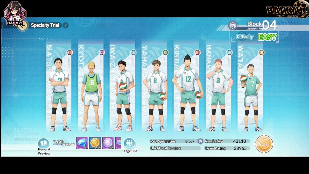 Specialty Trial / Block #haikyuu #haikyuflyhighgame #haikyuuflyhighgameplay #haikyuuflyhigh 