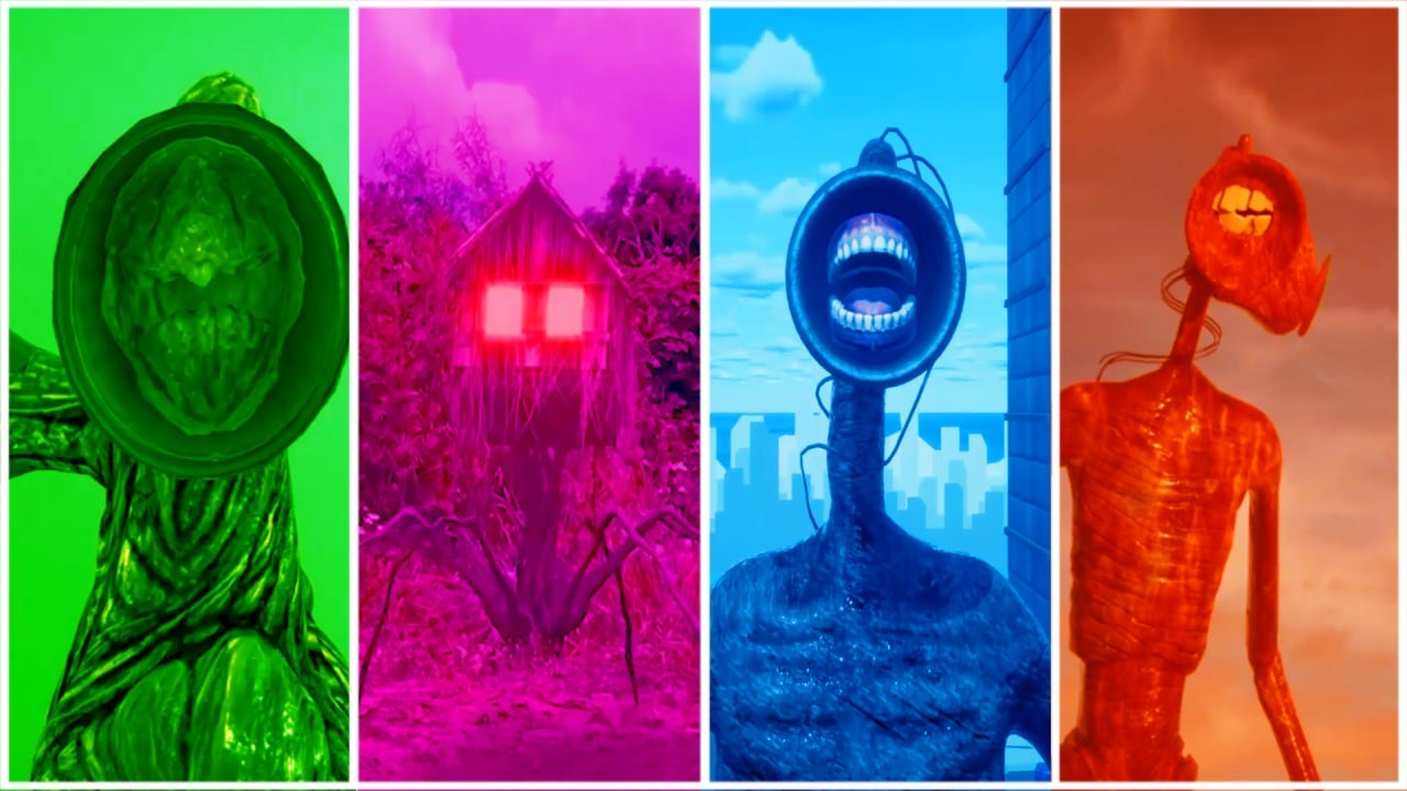 Siren Head Hause Head Megamix MegaBattle