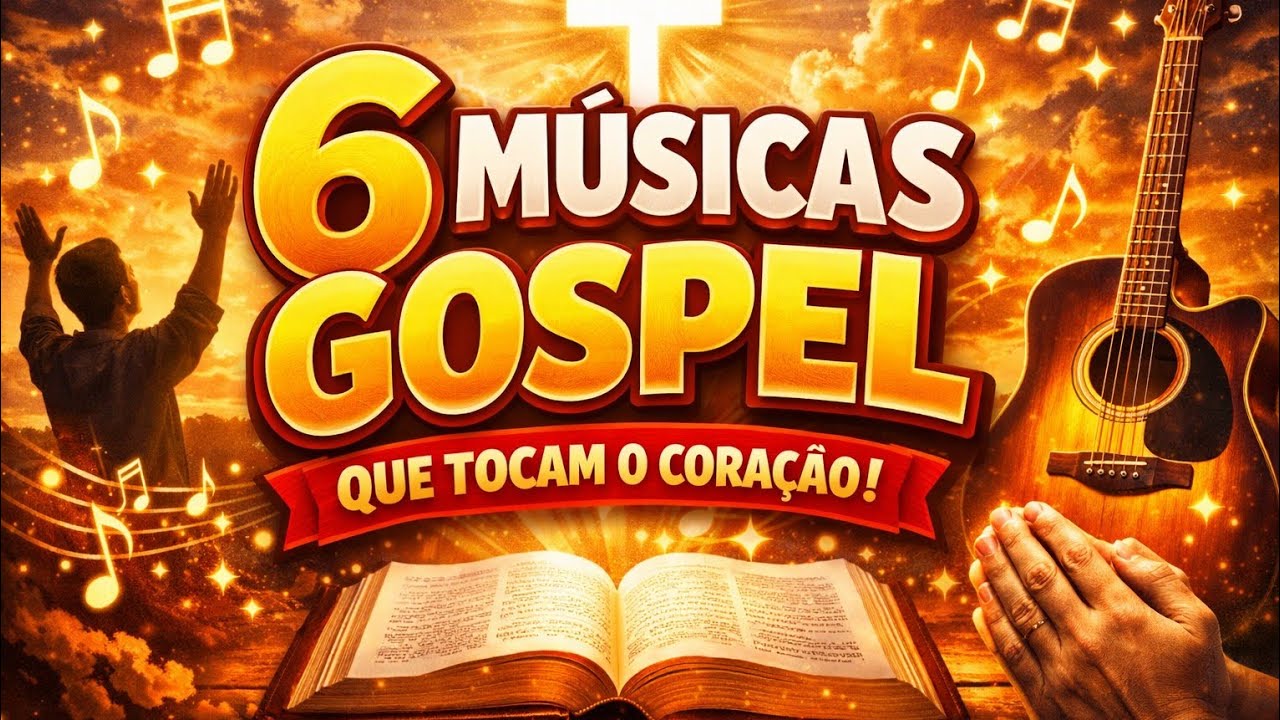 AS SEIS MUSICAS GOSPEL PARA VOCE OUVI e adorar a Deus com seu coração❤️🫶!!!