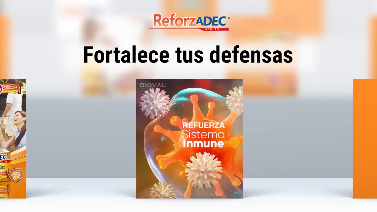 Previene gripes y resfriados con Reforzdec&reg; - Vitaminas ADEC