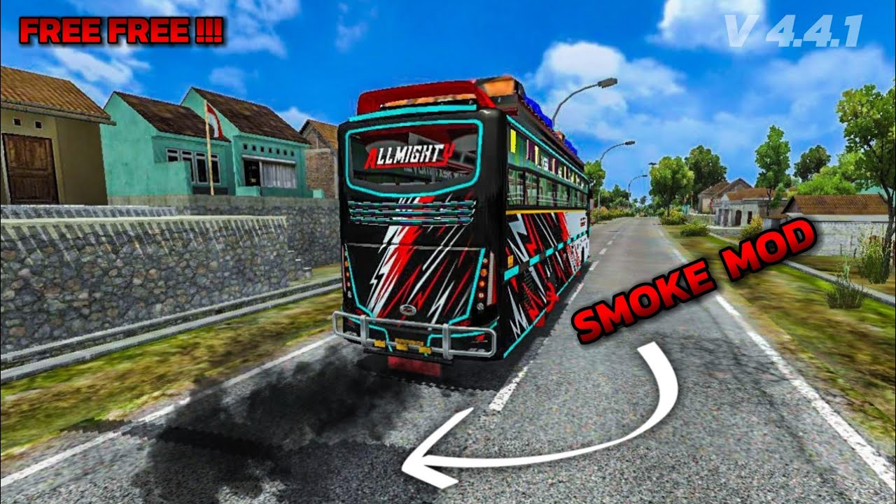 Download Now Smoke Mod For Bussid Version4.4.1 || New Update