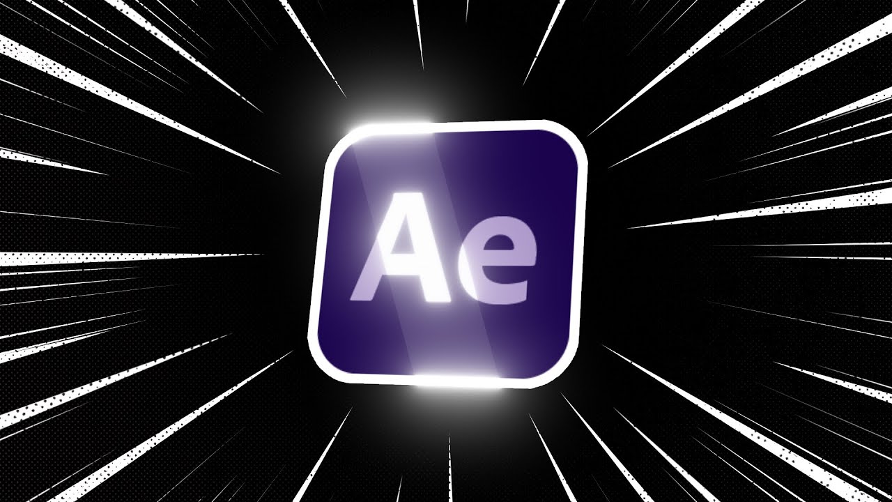 Anime speed lines | no plugins  | After effects tutorial