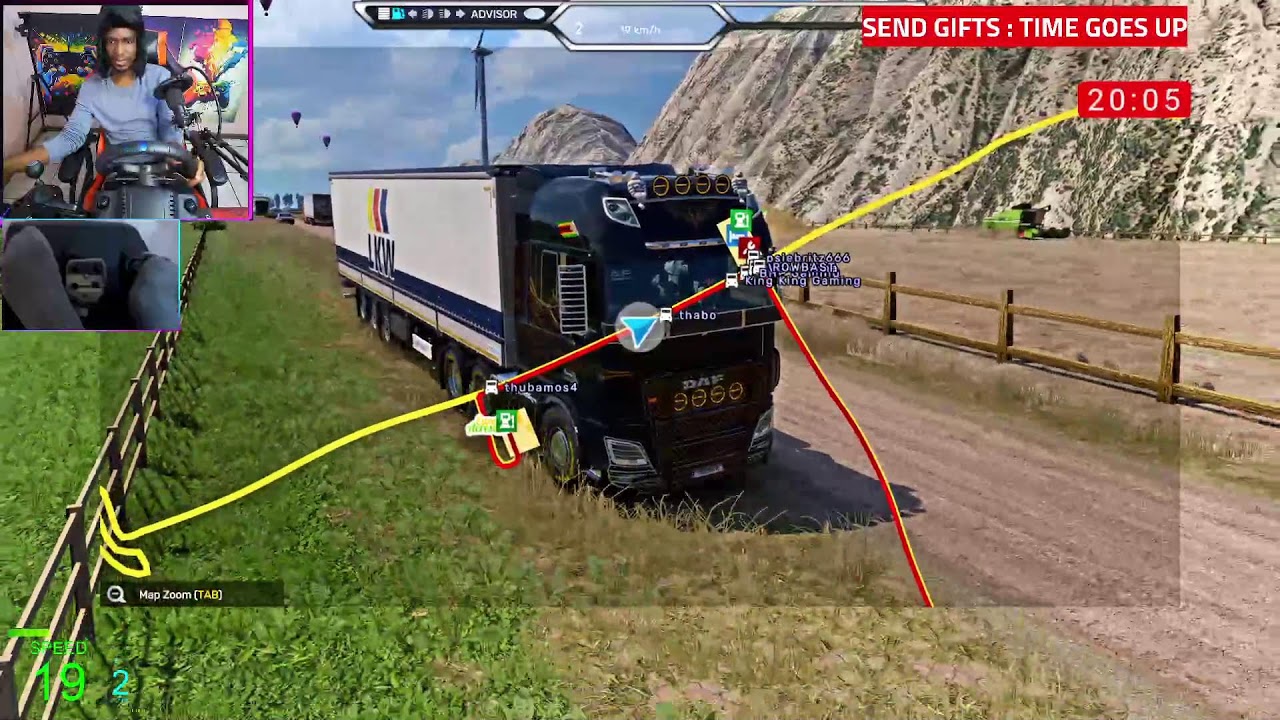 Exclusive : 🔴 LIVE ETS2 🇿🇦 | Realistic African Trucking • Logitech G29 • Chill Drive