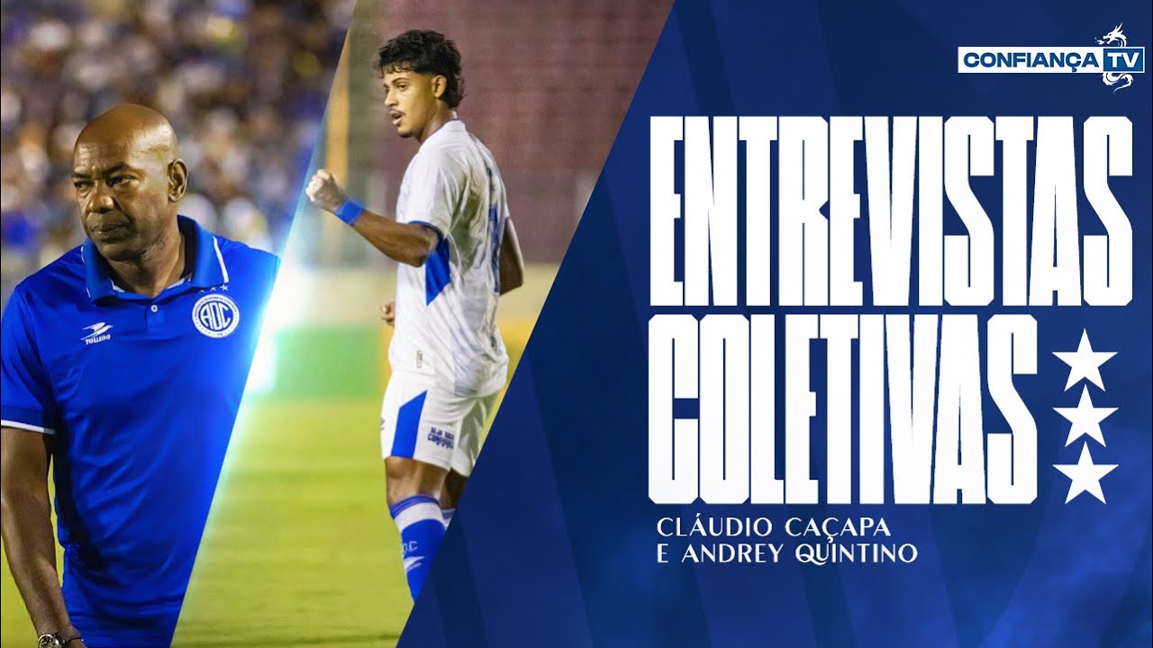 ENTREVISTAS COLETIVAS PÓS-JOGO | CONFIANÇA 2x0 TOMBENSE | COPA DO BRASIL 