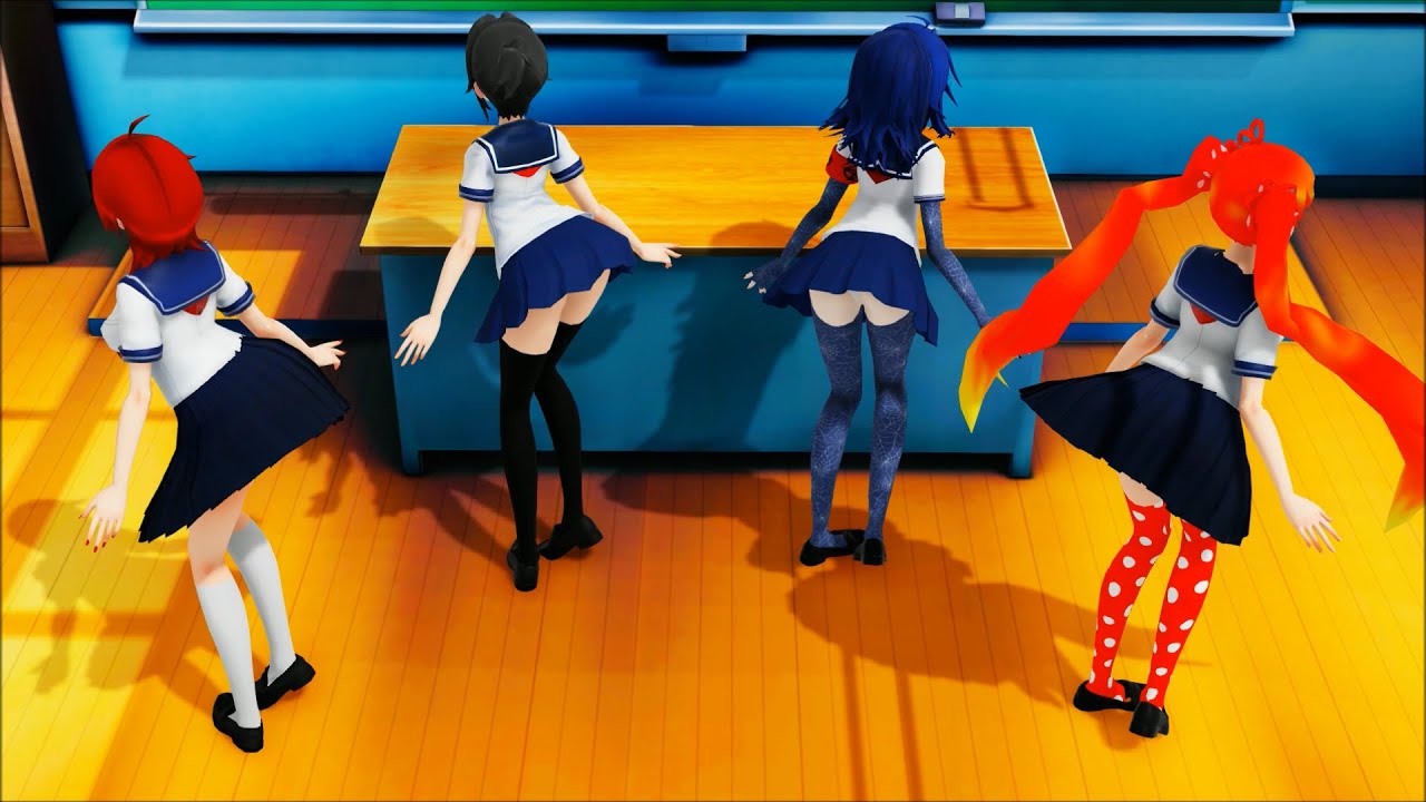 MMD try not to laugh - yandere simulator #15
