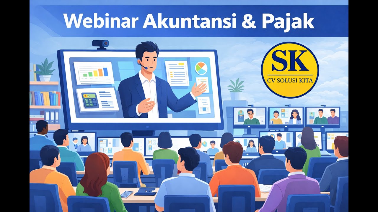 GAMBARAN WEBINAR MENGGUNAKAN APLIKASI AKUNTANSI PAJAK EXCEL