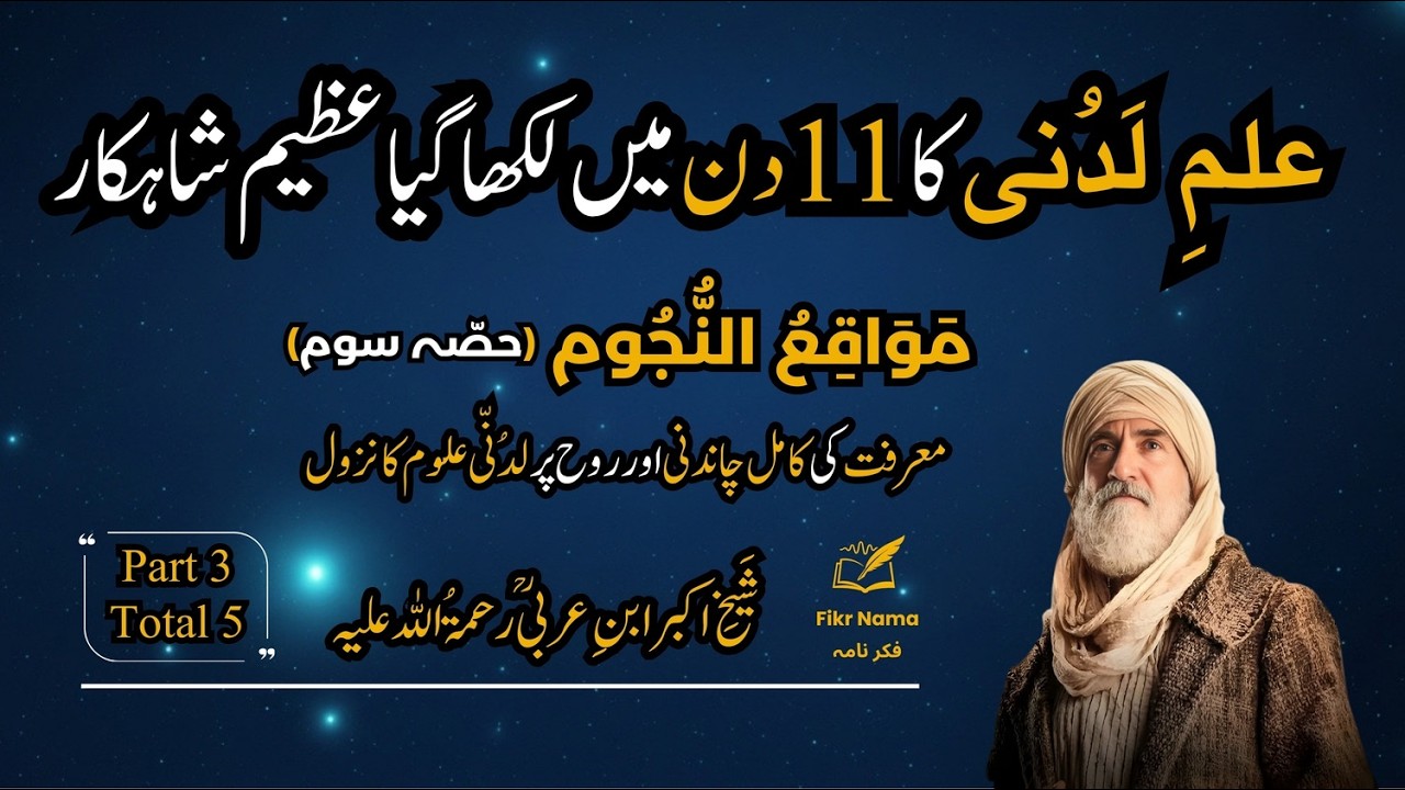 Mawāqiʿ al-Nujūm Part 3: Ibn e Arabī’s Journey to the Heart’s Light | Fikr Nama
