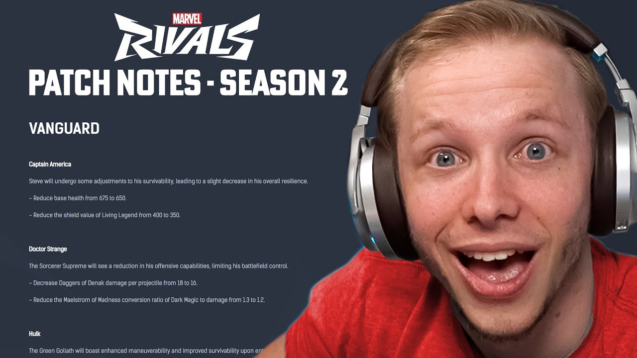 Season 2 Patch Notes for Marvel Rivals ARE HERE!!