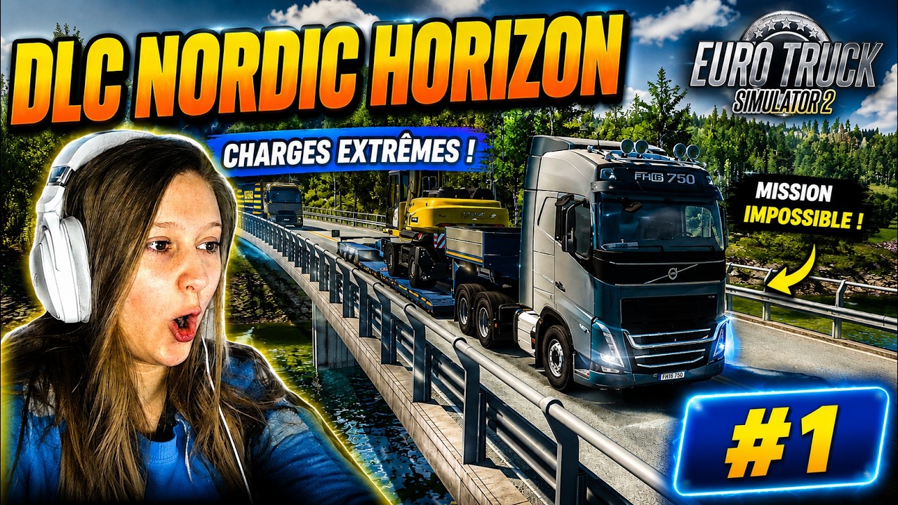 DECOUVERTE DU DLC NORDIC HORIZON (ETS 2 DLC Nordic Horizon) #1