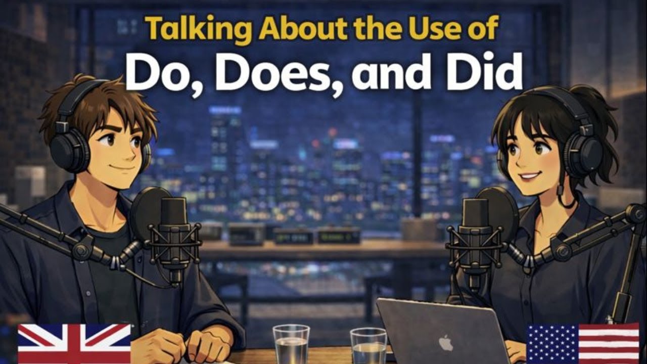 How to use Do, Does, Did in English | English Speaking and Listening Practice