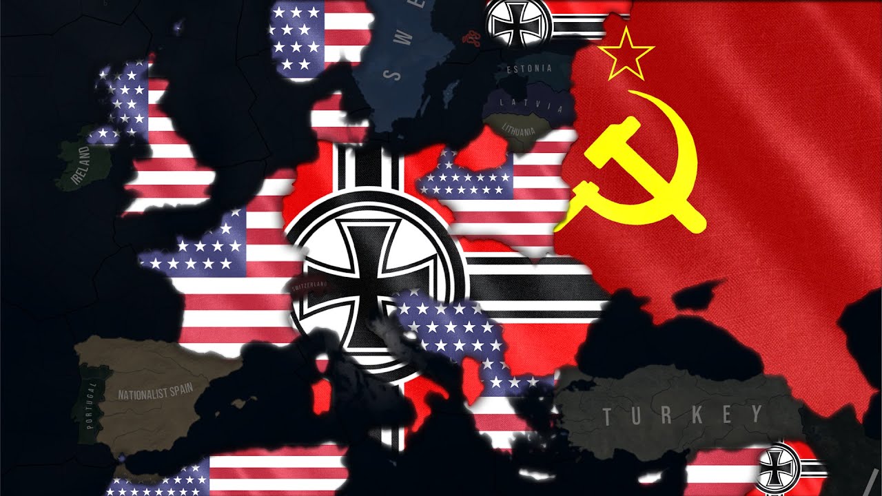 What if Every Alliance Leader ruled all Alliance Members in WW2 - HOI4 Timelapse
