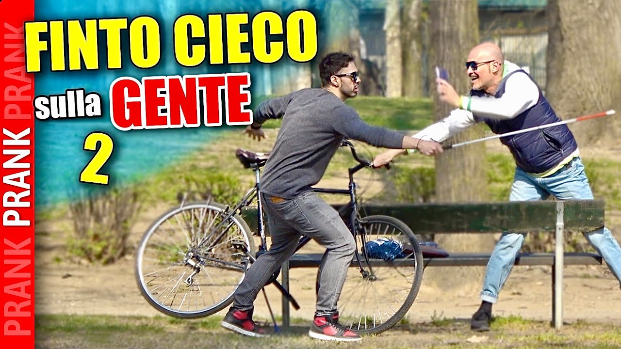 FINTO CIECO sulla GENTE 2 - Prank