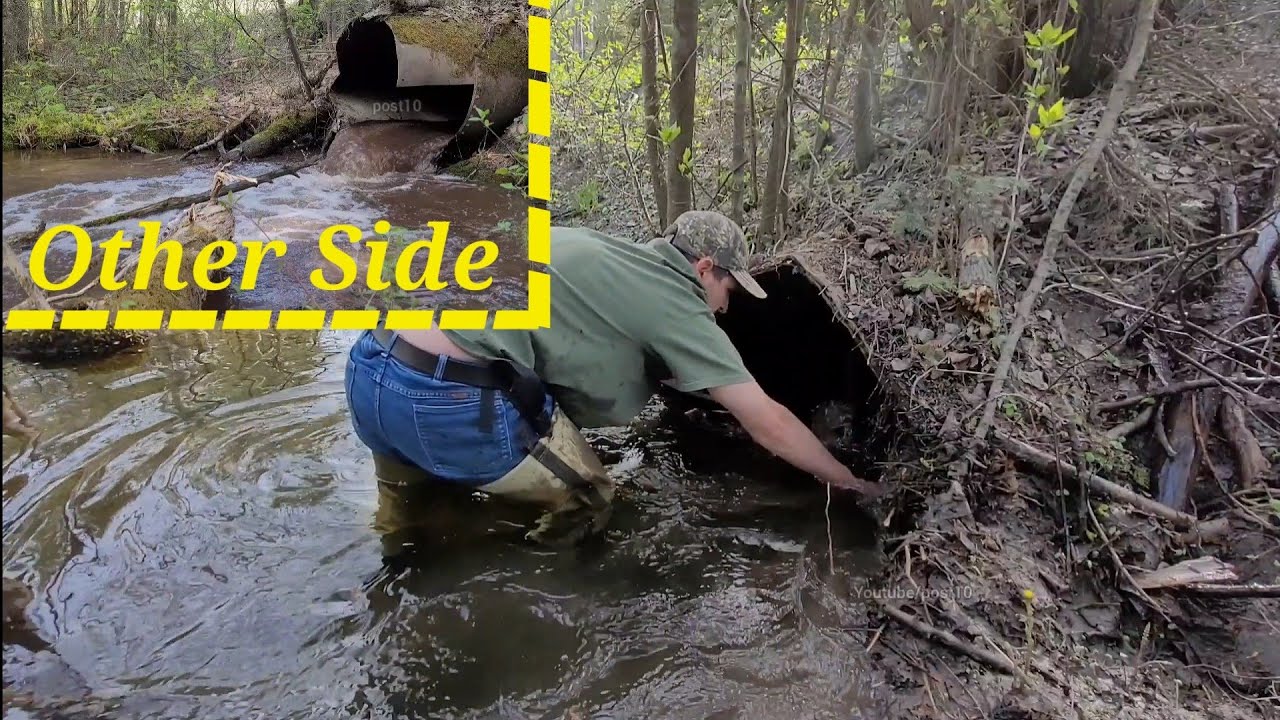 Unclogging, Water Drops 2 Feet In A Matter Of Minutes Releasing A Torrent Downstream