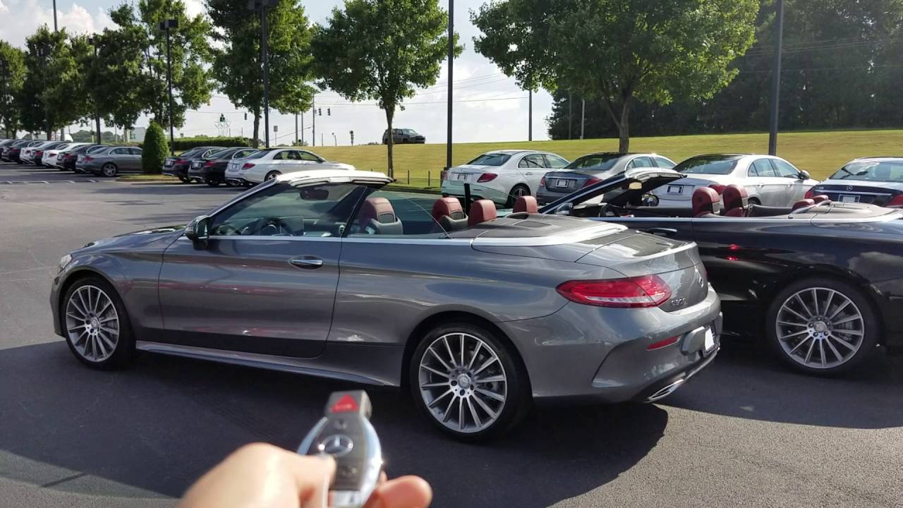Представляем Mercedes-Benz C300 Cabriolet 2017 года