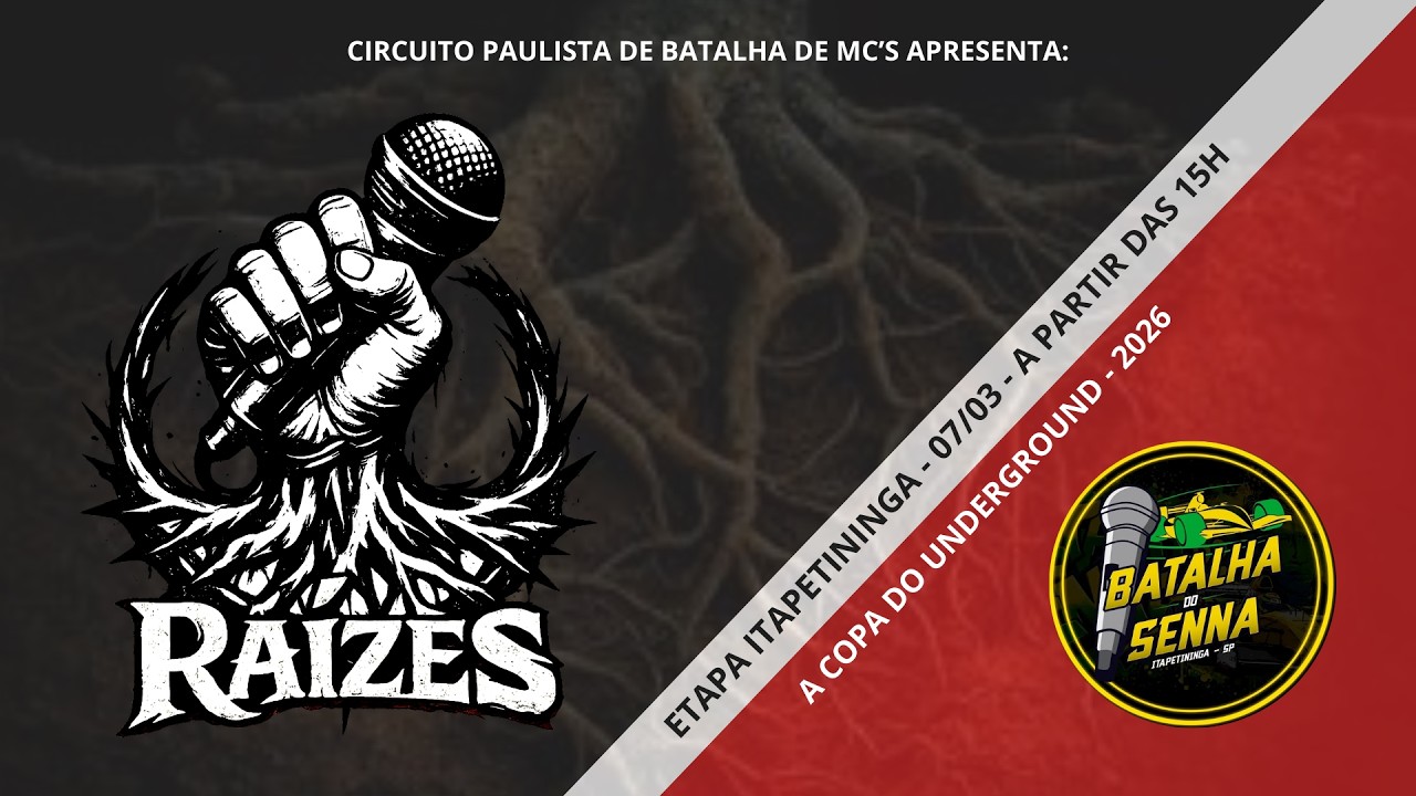 RA&Iacute;ZES - A COPA DO UNDERGROUND - ETAPA ITAPETININGA - 2026 - CPBMC + BATALHA DO SENNA
