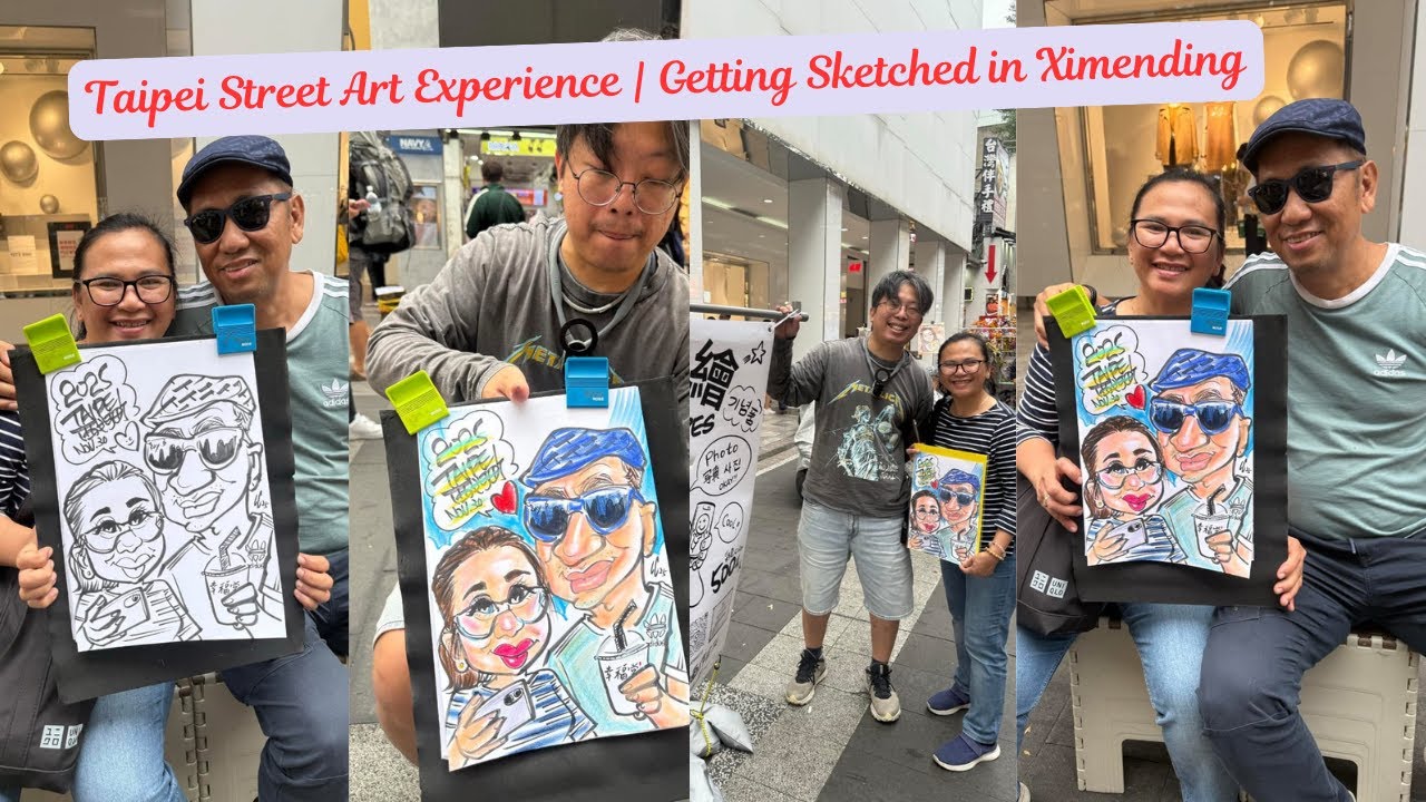 Taipei Street Art Experience | Getting Sketched in Ximending