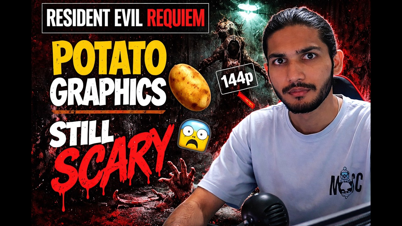 Resident Evil Requiem 😱 BUT on Potato Graphics 🥔 Still Scary 😭 LIVE